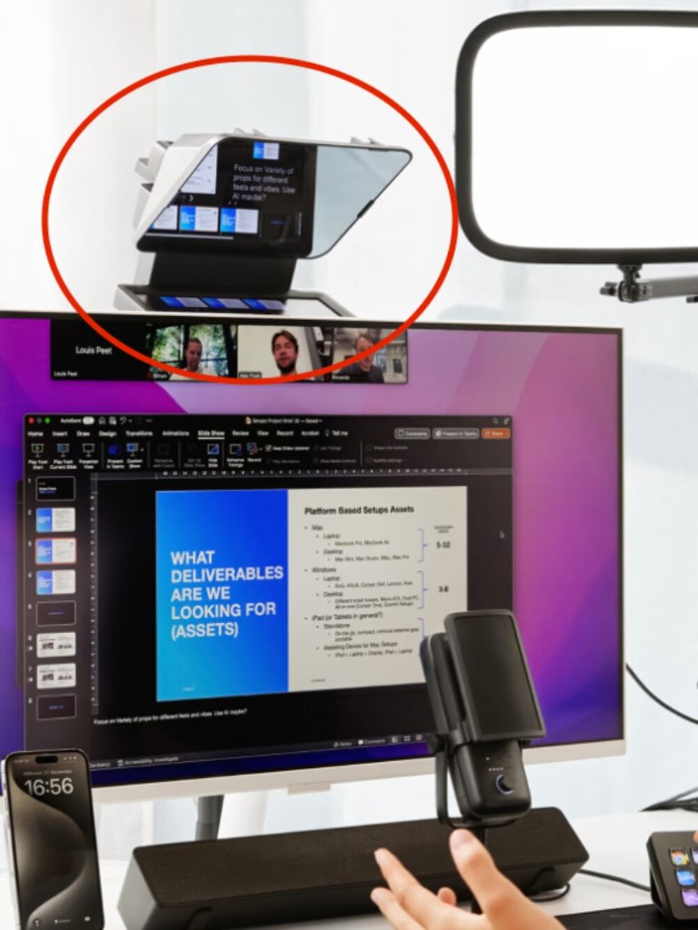 Elgato Prompter Bundle with Telescoping Mount